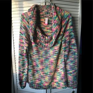 Never-worn cowl-neck sweater, XL juniors